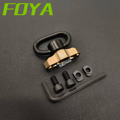 Tactical Metal MLOK QD Sling Mount M4 AR15 Mounted Base Swivel Strap Buckle Quick Release Button Airsoft Gun Hunting Accessories