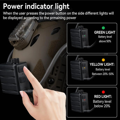 Tactical Cordless Airsoft Goggles Defogger Defogging Fan Anti-fog Pump for Safety Glasses with Rubber Seal Adjustable Wind Speed