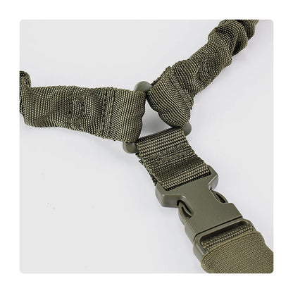Tactical Sling Shooting With Shoulder Pad Adjustable one Point Bungee Airsoft Rifle Strapping Belt Hunting Hiking Accessories