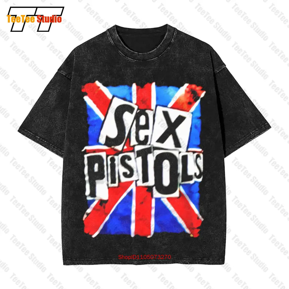 Sex Pistols Punk Rock Band Plus Size Oversized T-Shirt BZTA