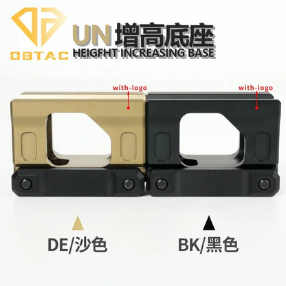 Airsoft Tactical Scope Mount Height Increasing Version Safety Hunting Red Dot Sight Metal Base For 20MM Rail Weapon Accessories