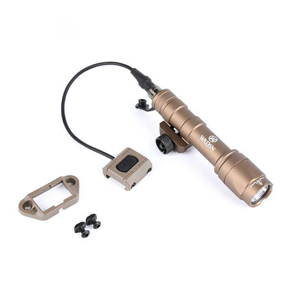 Tactical SF M600 M600B Flashlight Scout Lamp Fit MLOK KEYMOD Switch M600C White LED Light AR15 Rifle Airsoft Hunting Accessories