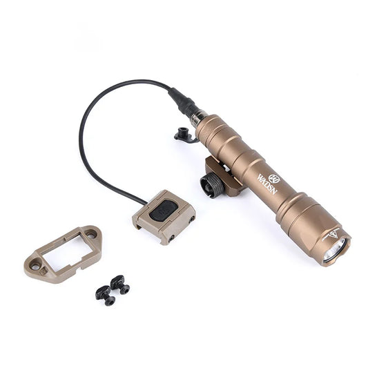 Tactical SF M600 M600B Flashlight Scout Lamp Fit MLOK KEYMOD Switch M600C White LED Light AR15 Rifle Airsoft Hunting Accessories