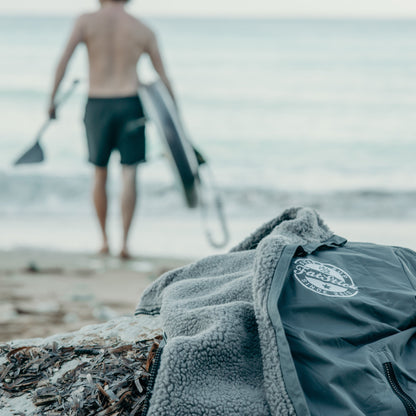 FatStick Kids Childs Changing Robe “FatWrap” With Sherpa Fleece Lining