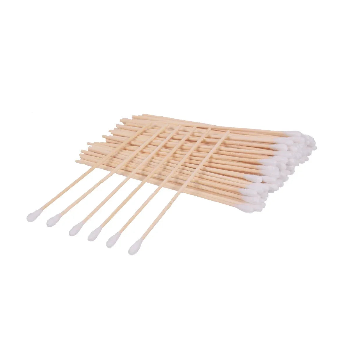 Tactical 100pcs 6 Inch Long Gun Cleaning Cotton Swabs Pistol Cleaning Kit Mat for AR15  M4A1 AK74 AK47 Remington 870 Colt 1911