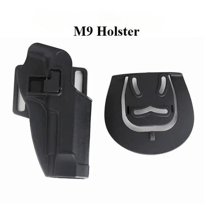 2025 New Tactical Vest Hanging Chest Gun Holster For Glock 17 19 Airsoft Belt Holster General Pistol