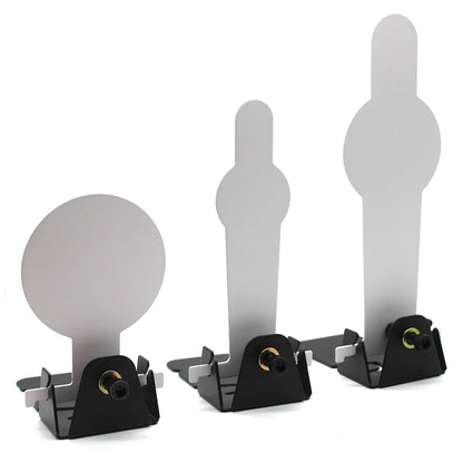Carbon Steel Popper Target - Shooting Practice for Airsoft & Soft Dart Blasters Manual Reset Training Target S/M/L Sizes QJ123
