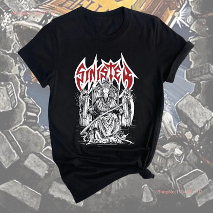 Sinister Death Metal T Shirt Band Merch Heavy Music Lover  long or short sleeves