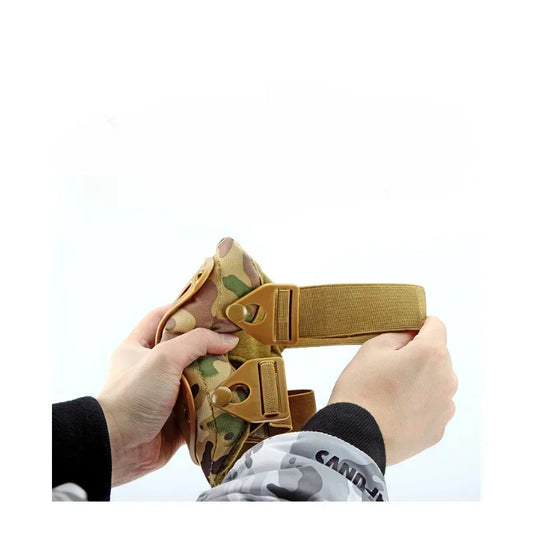 Knee and Elbow Protective Pads for Outdoor Sports (Hunting, Airsoft, Military Tactical) - Safety Gear Support