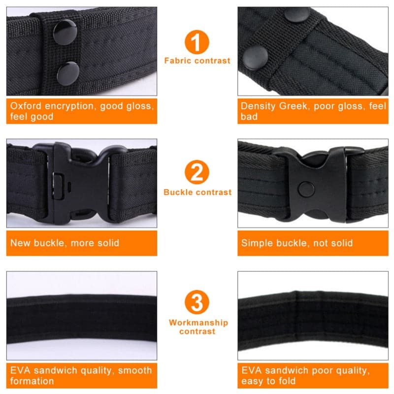 Tactical Fashion Men Canvas Slender Belt Waistband-2