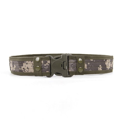 Tactical Fashion Men Canvas Slender Belt Waistband-8