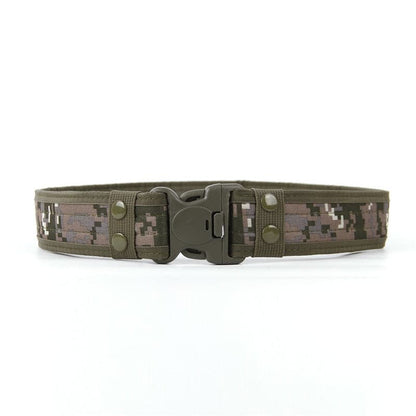 Tactical Fashion Men Canvas Slender Belt Waistband-9