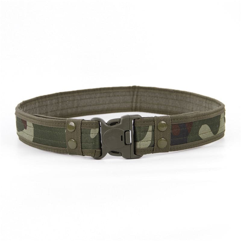 Tactical Fashion Men Canvas Slender Belt Waistband-4