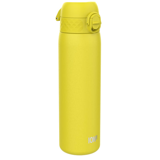 Leak Proof Slim Thermal Steel Water Bottle, Insulated, Yellow, 500ml (17oz)