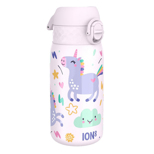 Leak Proof Thermal Steel Water Bottle, Insulated Steel, Unicorns, 320ml (11oz)