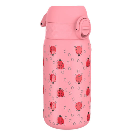 Leak Proof Thermal Steel Water Bottle, Insulated, Ladybugs, 320ml (11oz)