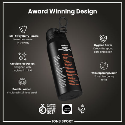 MotoGP x ION8 Insulated Steel Water Bottle, MotoGP Calendar, 750ml (24oz)
