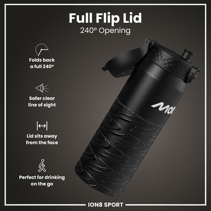 MotoGP x ION8 Insulated Steel Water Bottle, MotoGP Lean, 750ml (24oz)