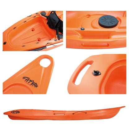 Mahee Tandem Kayak | Plastic Neutral | Orange | Stable & Durable