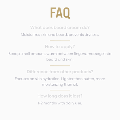 Beard Cream: Defeat Dryness and Itch