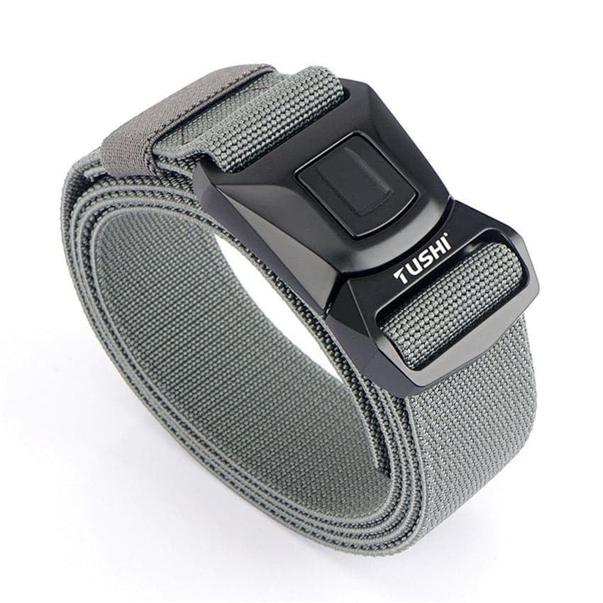 Zinc Alloy Pluggable Buckle Elastic Mens Belts-17