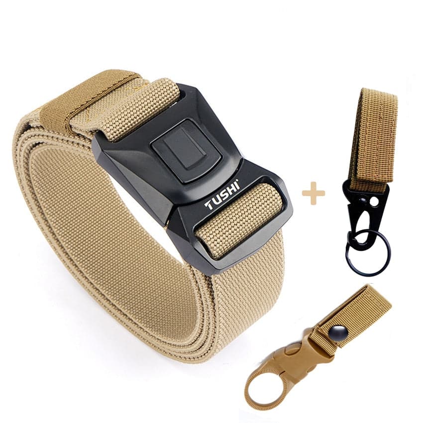 Zinc Alloy Pluggable Buckle Elastic Mens Belts-10