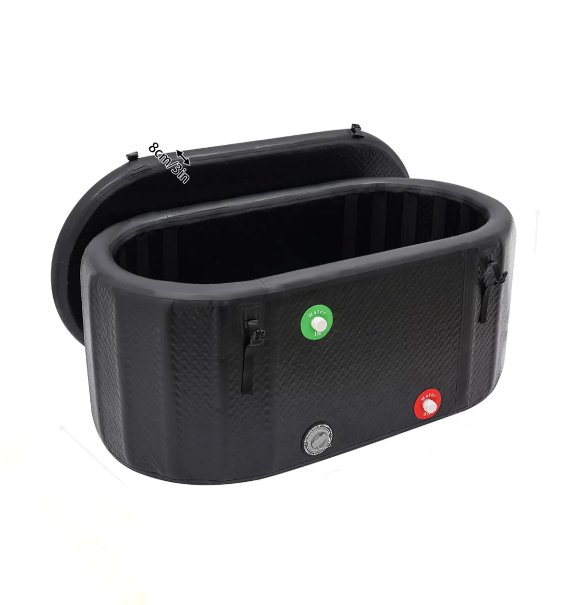 Pro Cold Water Therapy Plunge Tub | Ice Bath | Drop Stitch | XL