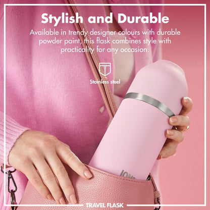 Luma Vacuum Insulated, Flask & Mug, Rose Quartz, 700ml (24oz)