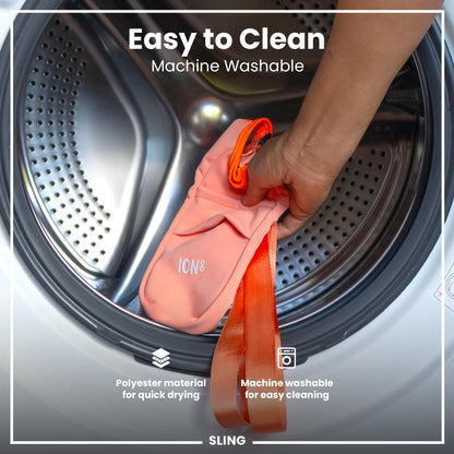 Lightweight, Sling Bottle Bag, Coral