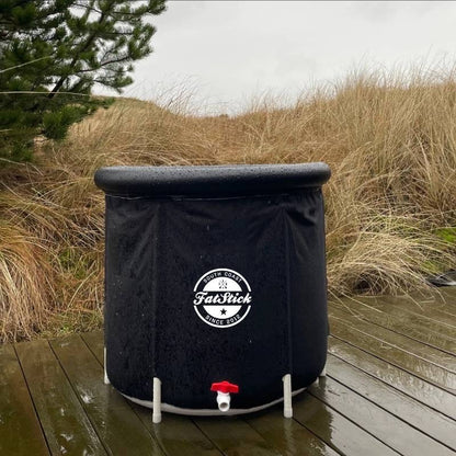 FatStick Recovery Ice Bath | Cold Water Therapy & Recovery Plunge Tub | Round/Oval