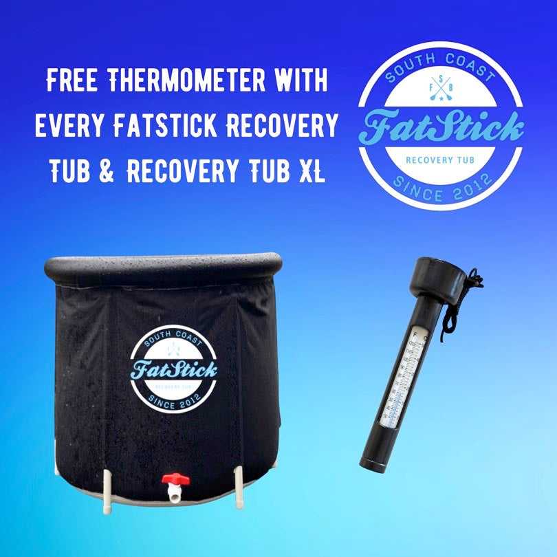 FatStick Recovery Ice Bath | Cold Water Therapy & Recovery Plunge Tub | Round/Oval