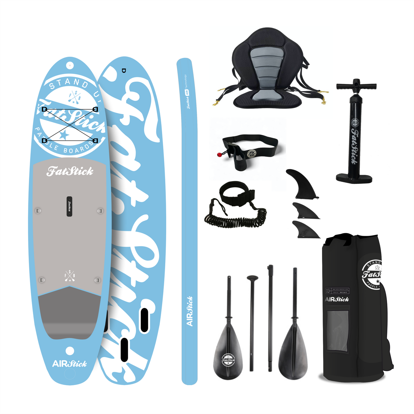NEW 2026 AirStick 10'6 Inflatable Stand Up Paddle Board | SUP Package