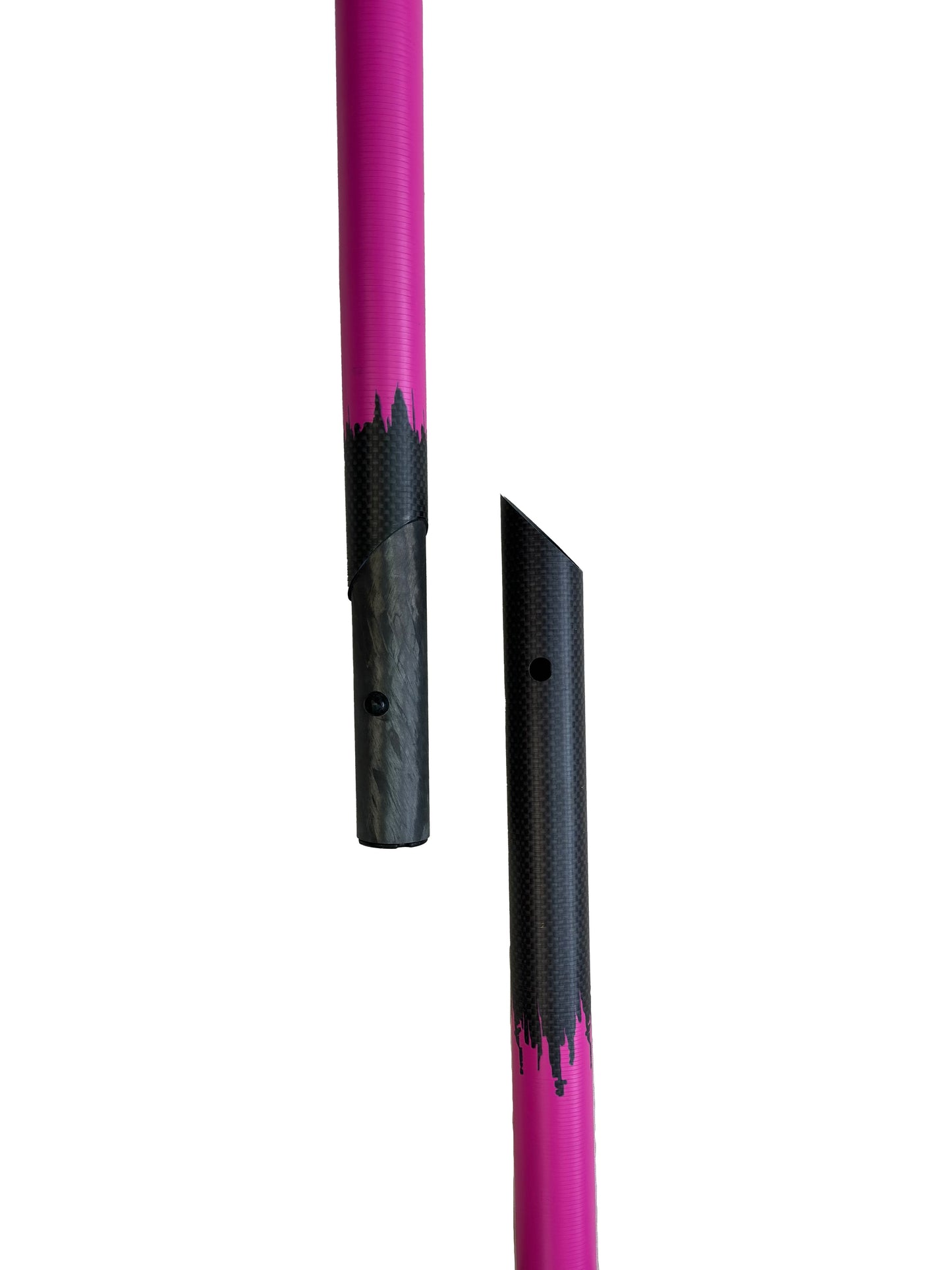 FREE BAG | 3 Piece Full Carbon Paddle Board Paddle - Blue/Pink/Black