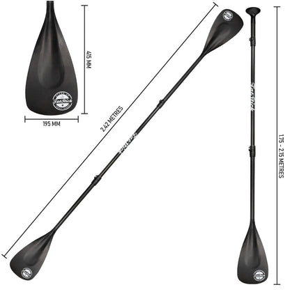4 Piece Carbon Shaft Paddle Board/KAYAK Paddle