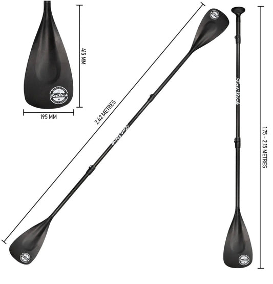4 Piece Carbon Shaft Paddle Board/KAYAK Paddle