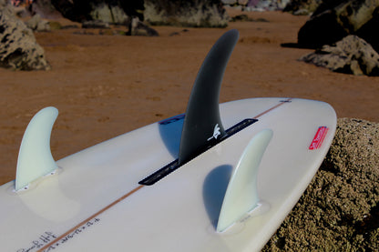 7ft 6 Southern Swells Round Tail Clear Epoxy Finish (FINS Included)