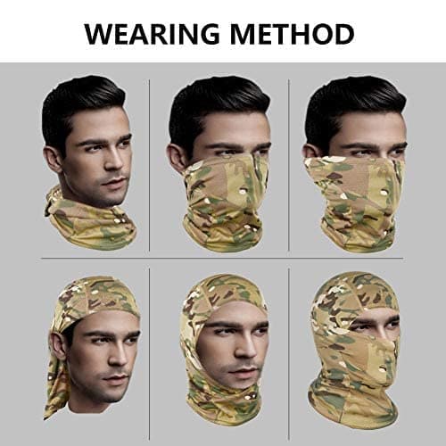 Breathable Tactical Ride Balaclava UV Protection Face Mask-2