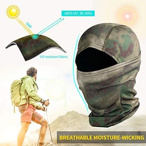 Breathable Tactical Ride Balaclava UV Protection Face Mask-3