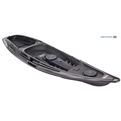 Kaafu Eco Solo Kayak | 100% Ocean Plastic | Black | Lightweight & Stable