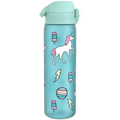 Leak Proof Slim Water Bottle, Recyclon, Planet Unicorns, 500ml (18oz)