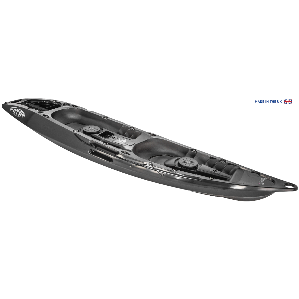 Mahee Eco Tandem Kayak | 100% Ocean Plastic | Black | Stable & Durable