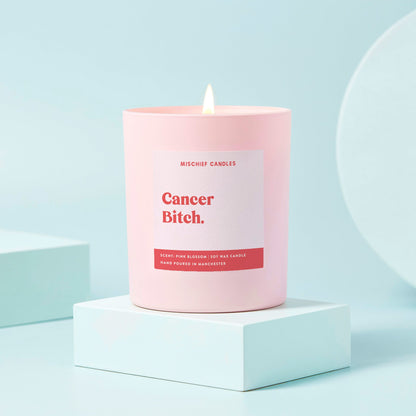 Cancer Birthday Gift Funny Zodiac Candle Cancer Bitch