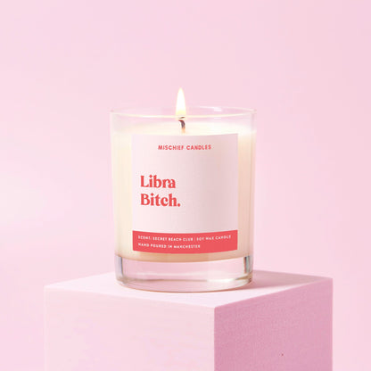 Libra Birthday Gift Funny Zodiac Birthday Candle Libra Bitch