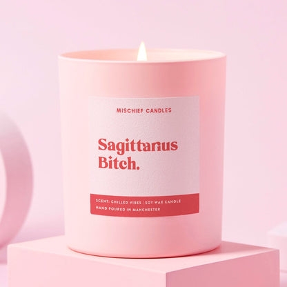 Sagittarius Birthday Gift Funny Zodiac Candle Sagittarius Bitch