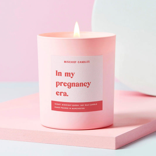 Mum To Be Gift Funny Pregnancy Gift Candle In My Pregnancy Era