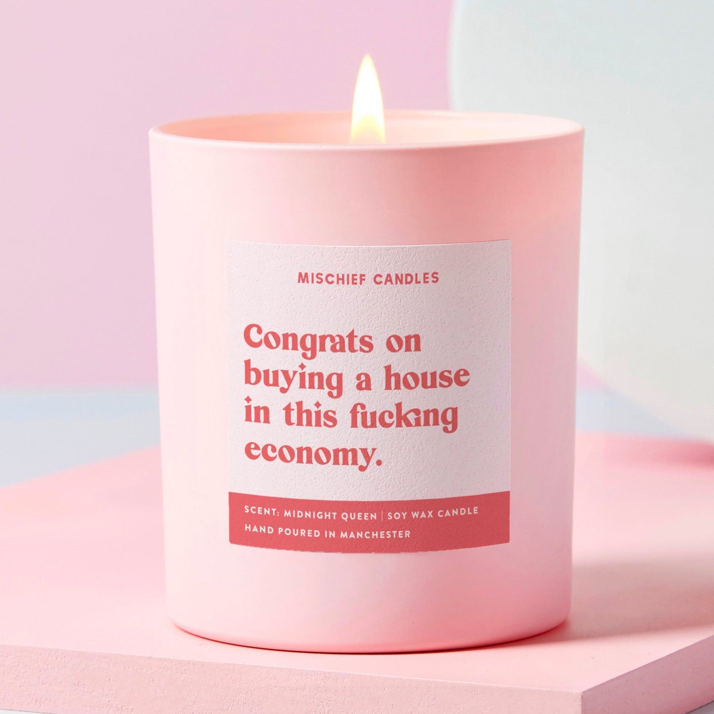 New Home Gift Funny Housewarming Candle A House in This Economy