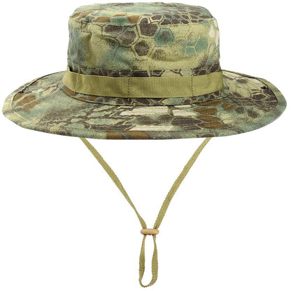 Tactical Airsoft Sniper Camouflage Bucket Boonie Hats-8