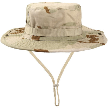 Tactical Airsoft Sniper Camouflage Bucket Boonie Hats-16
