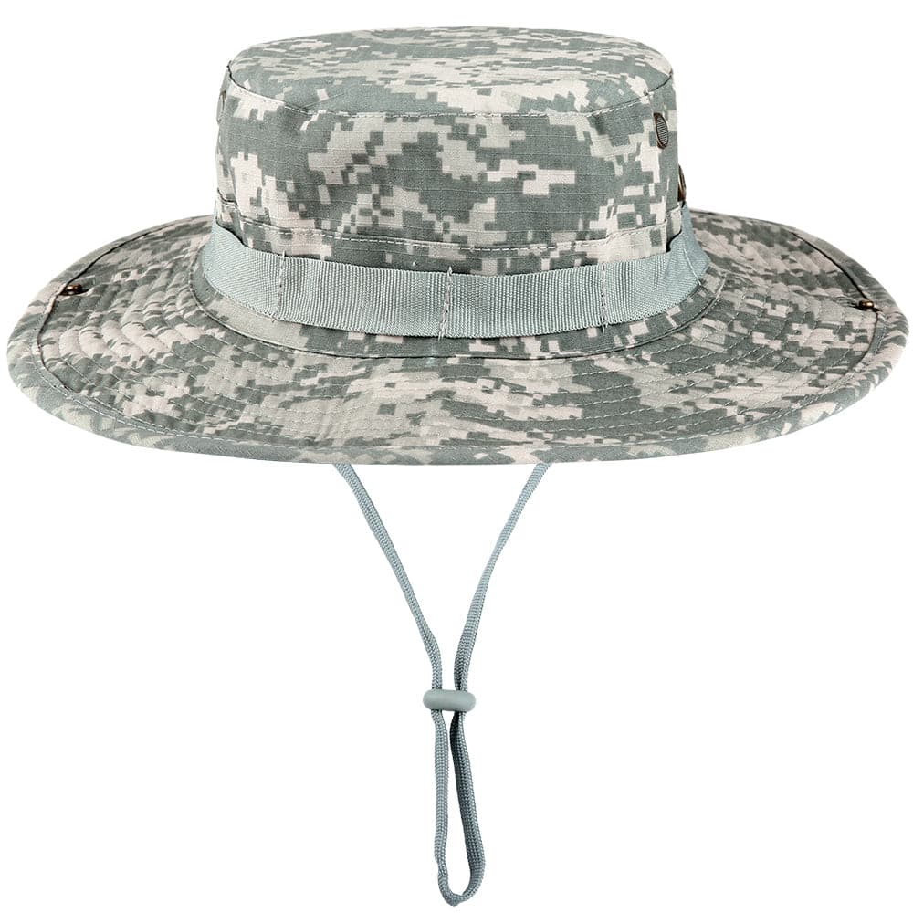Tactical Airsoft Sniper Camouflage Bucket Boonie Hats-9