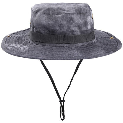 Tactical Airsoft Sniper Camouflage Bucket Boonie Hats-6